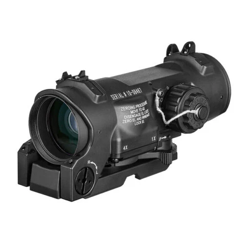 Specter Dr Scope 1X-4X Fixed Dual Purpose Illuminated Red DOT Sight for Hunting