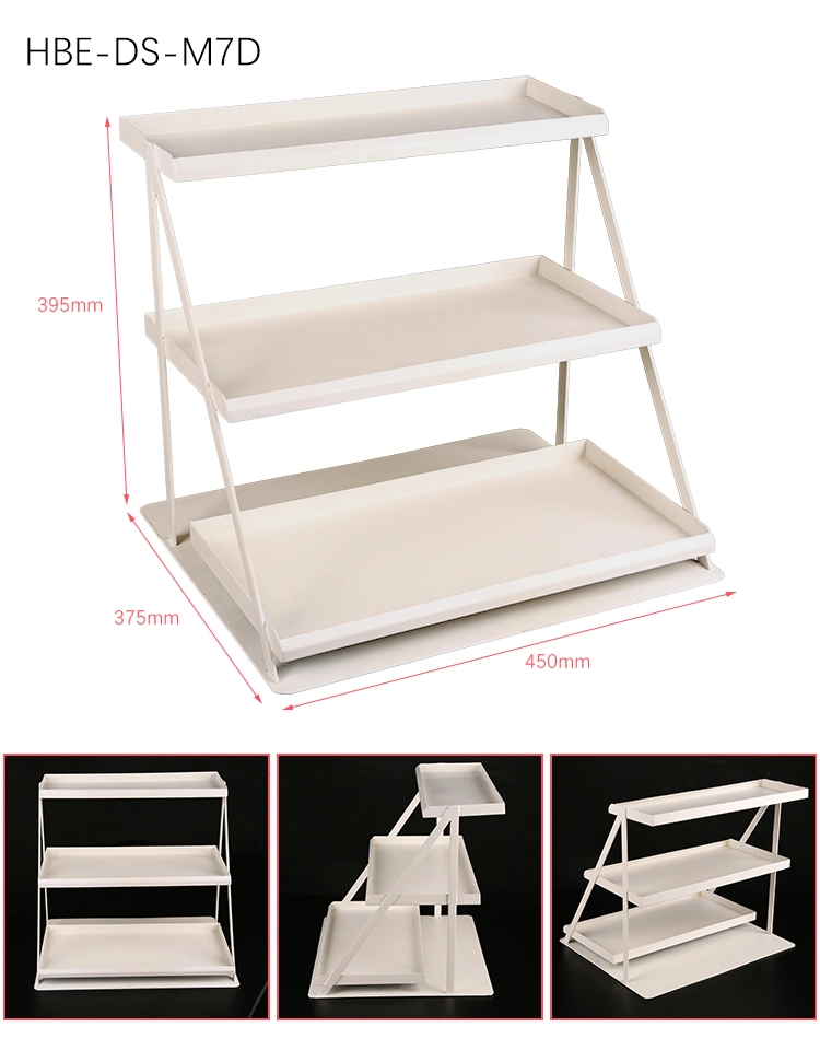 Customized Clear Acrylic Loose Powder Display Box Rack