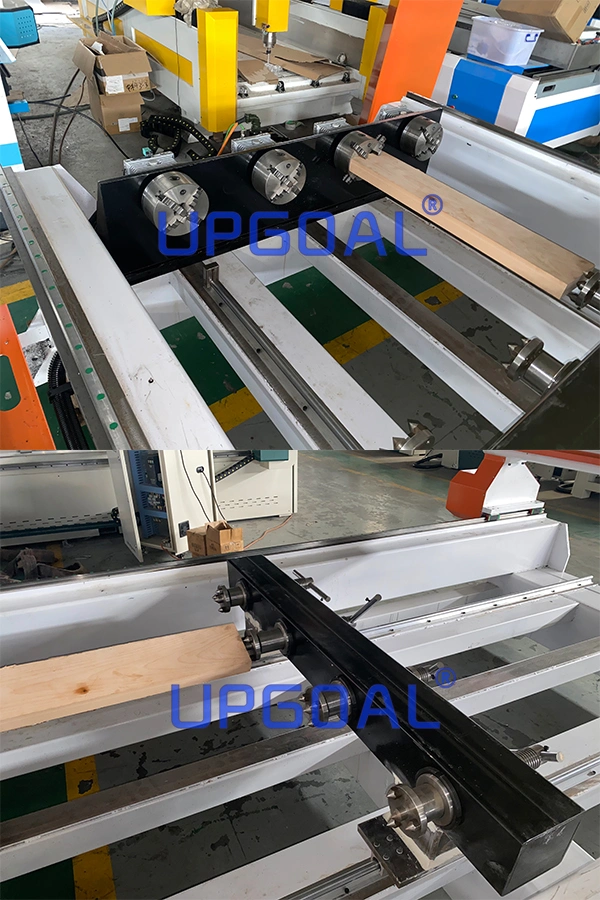 Wood Gun Stock 4 Axis CNC Engraving Machine with 4 Heads 1500*2500mm