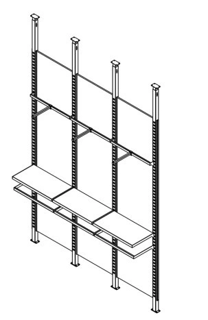 Slatwall Acrylic Accessories, Slatwall Wire Basket, Slatwall Display (AD-SS-1812)