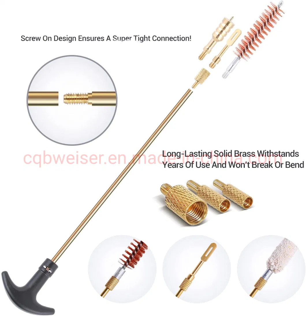 Universal Weapon Clean Brass Brushes Rifle Gun Cleaning Kit