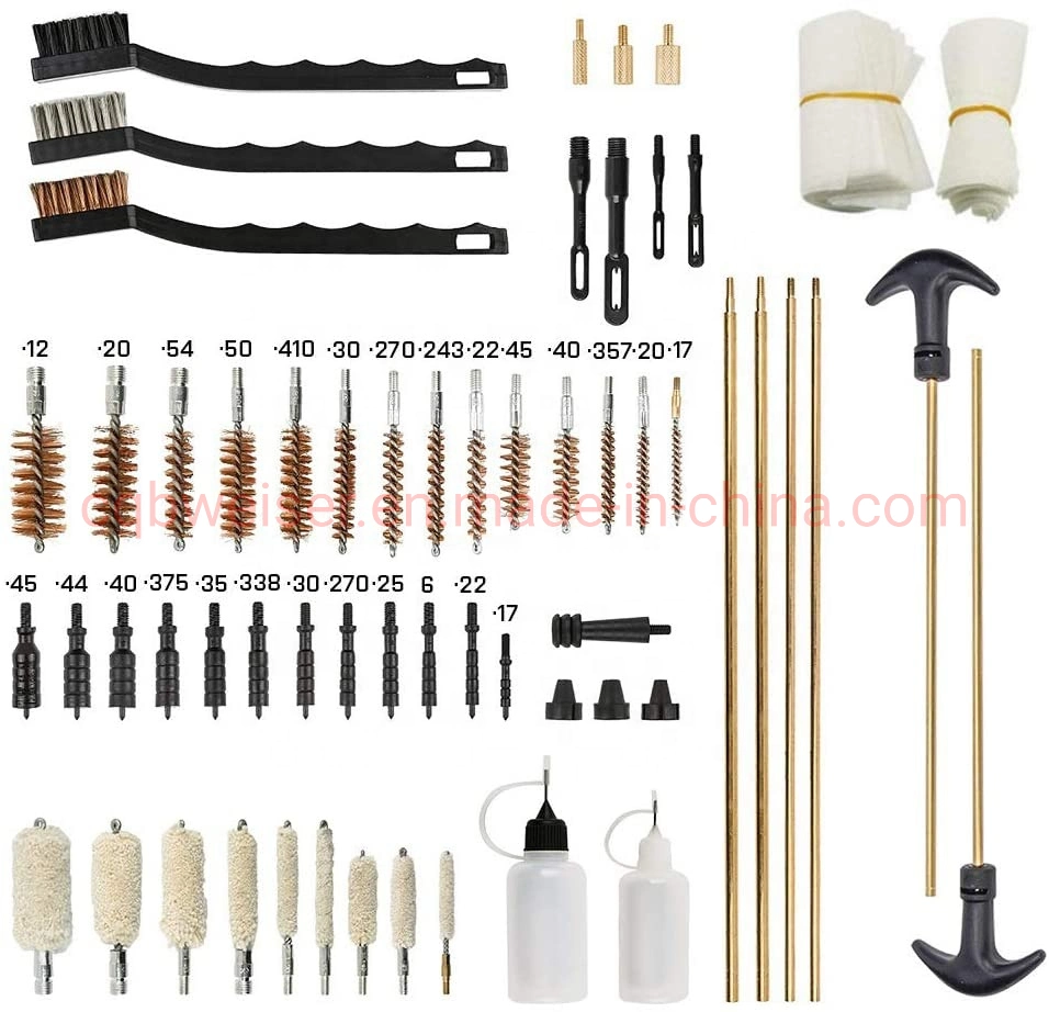 Universal Weapon Clean Brass Brushes Rifle Gun Cleaning Kit