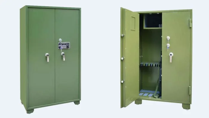 Large and Security Weapon Cabinet Double Door 6mm 8mm Long Gun Safe