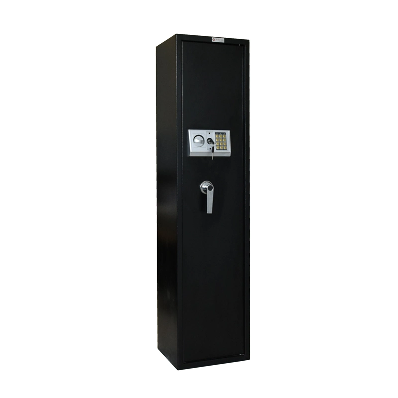 Factory Customized Black Single Door Gun Safe Cabinet with Password Lock