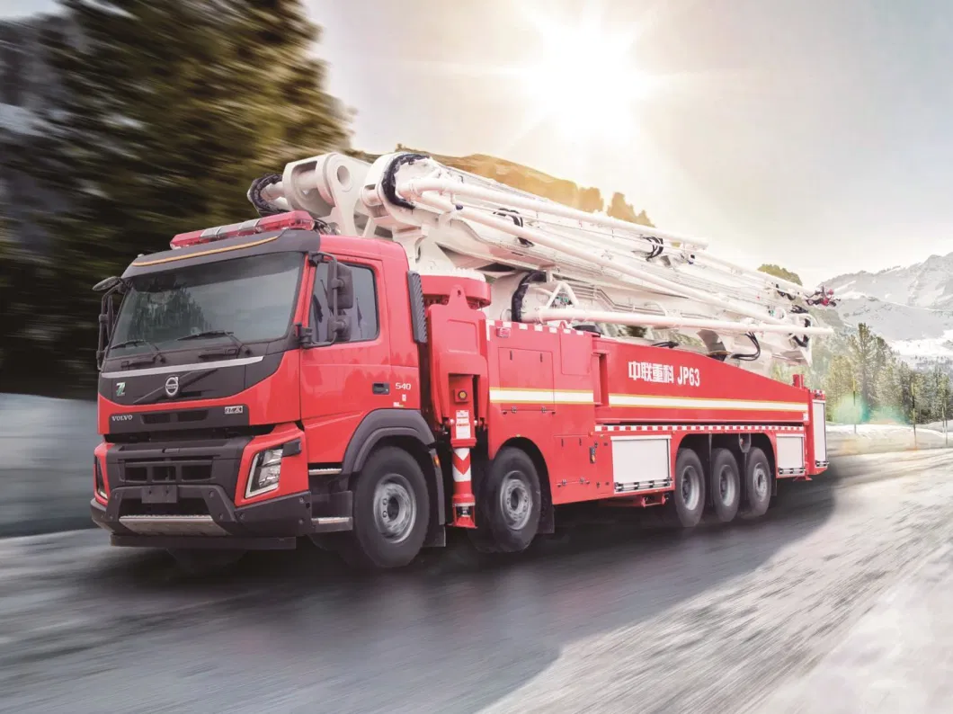 Volvo Chassis Fire-Fighting Machinery Zoomlion 58m Jp58 Zlf5420jxfjp58 Water Tower Fire Fighting Truck