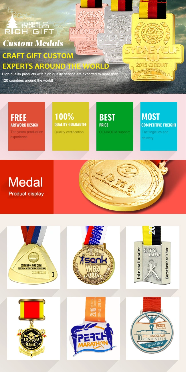 Professional Factory Customization Metal Medals for All Kinds of Competitions