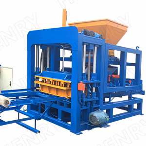Concrete Hollow Cement Paver Qt 4-20 Block Machine Fully Automatic Big Capacity