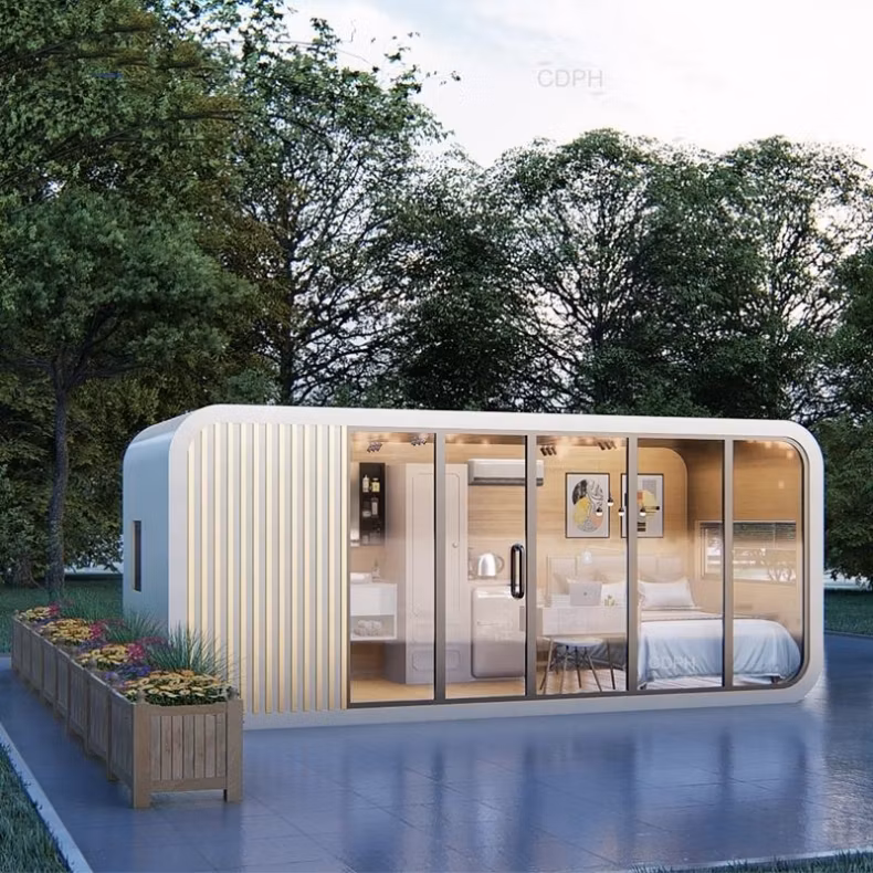 Sustainable Prefab Manor Showrooms Modular Restaurant Buildings Property Green Prefab Schools Domicile
