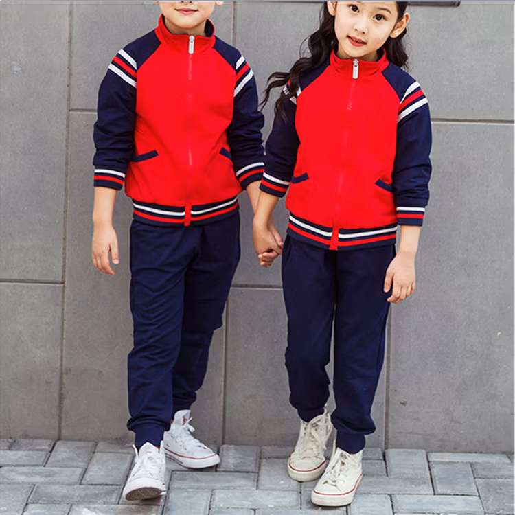 School Uniform Blank Tracksuit Wholesale Student Sport Wear Tracksuit