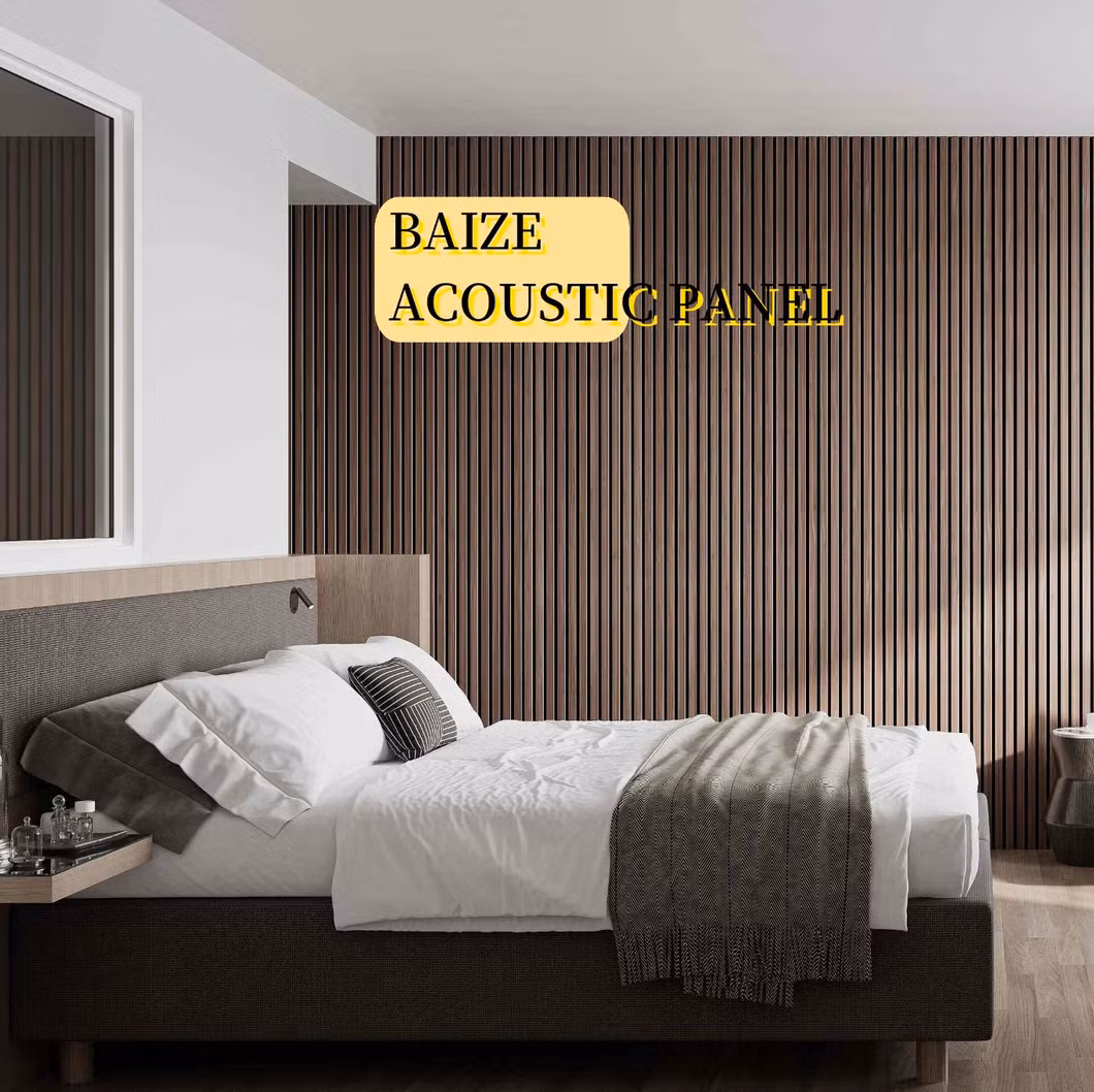 MDF Wooden Strip Sound-Absorbing Boards Cinema Kindergarten Children′s Room Environmental Sound Insulation Panels