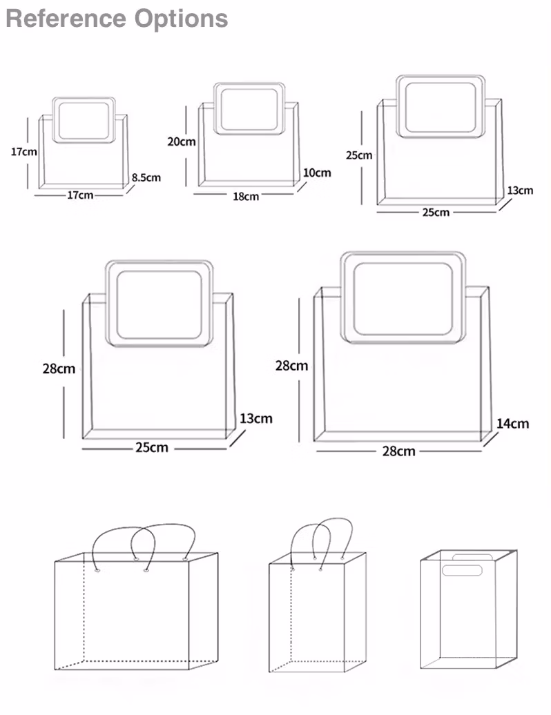 Custom Logo Wholesale Waterproof PVC Clear Plastic Tote Bag Clear PVC Shopping Bag with Die Cut Handle