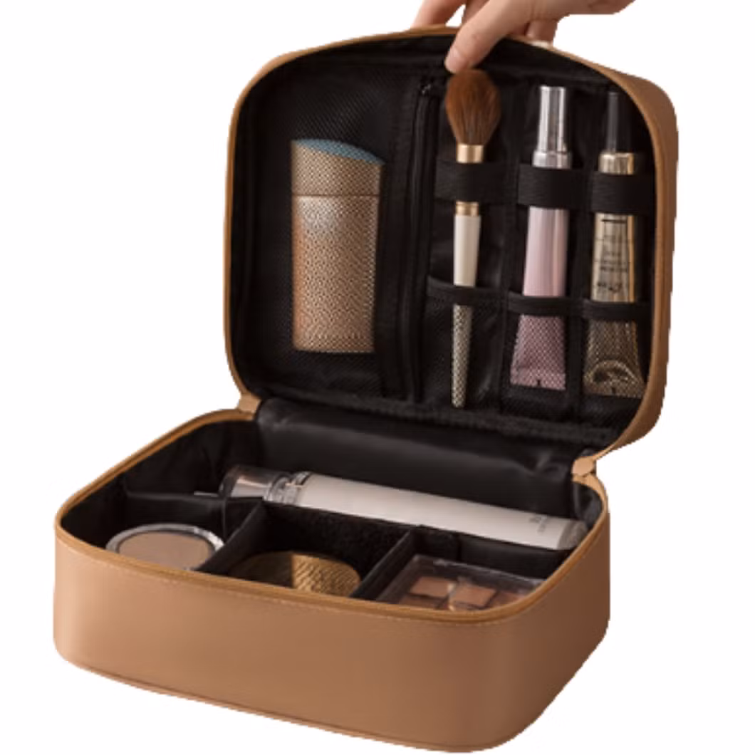 Cartoon Cosmetic Bag PU Waterproof Travel Storage Bag Large Capacity Senior Sense Multifunctional Storage Handheld Wash Cosmetic Bag