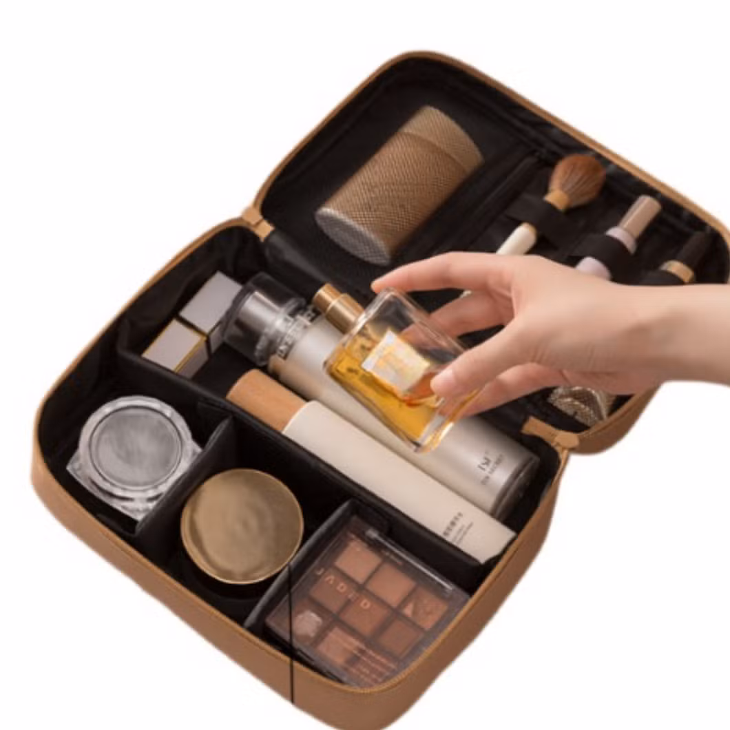 Cartoon Cosmetic Bag PU Waterproof Travel Storage Bag Large Capacity Senior Sense Multifunctional Storage Handheld Wash Cosmetic Bag