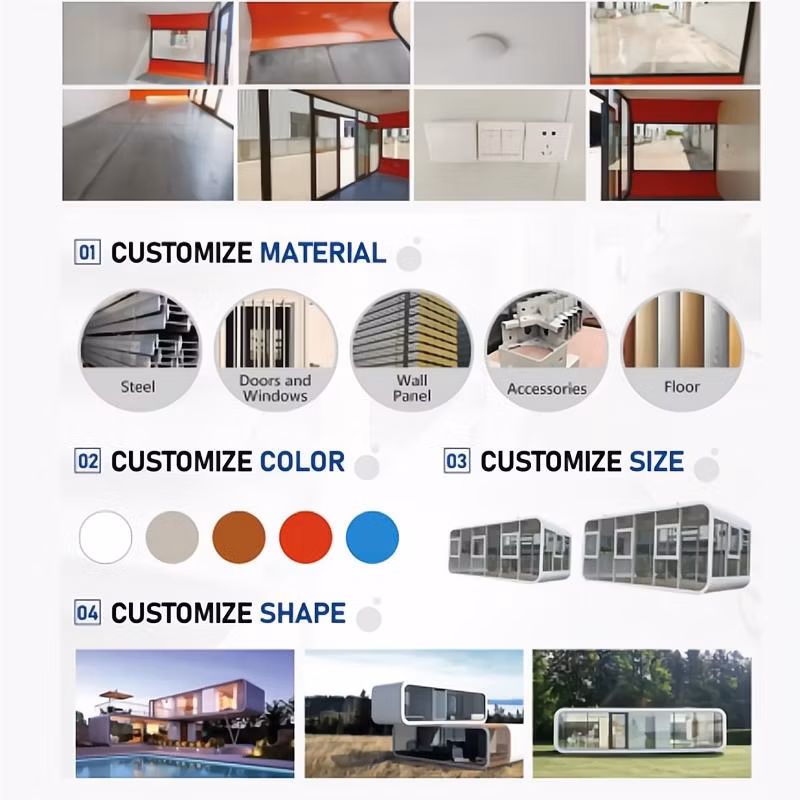 Sustainable Prefab Manor Showrooms Modular Restaurant Buildings Property Green Prefab Schools Domicile
