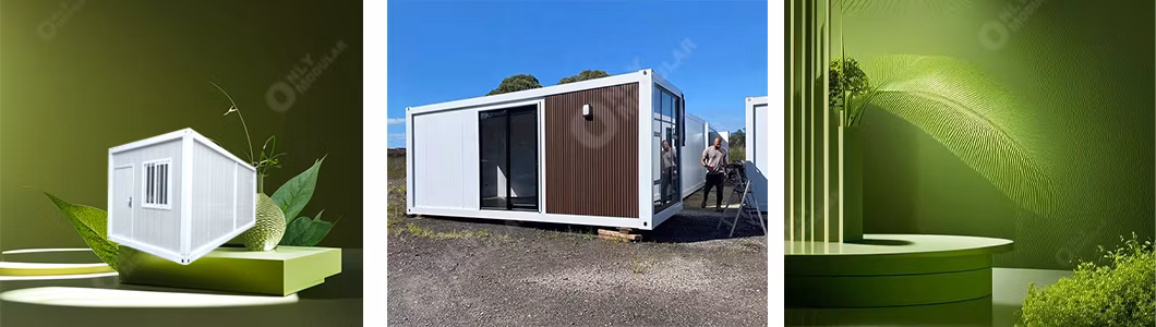 20FT Prefabricated Construction Site Office Container Mobile Portable Home Cabin Container Office