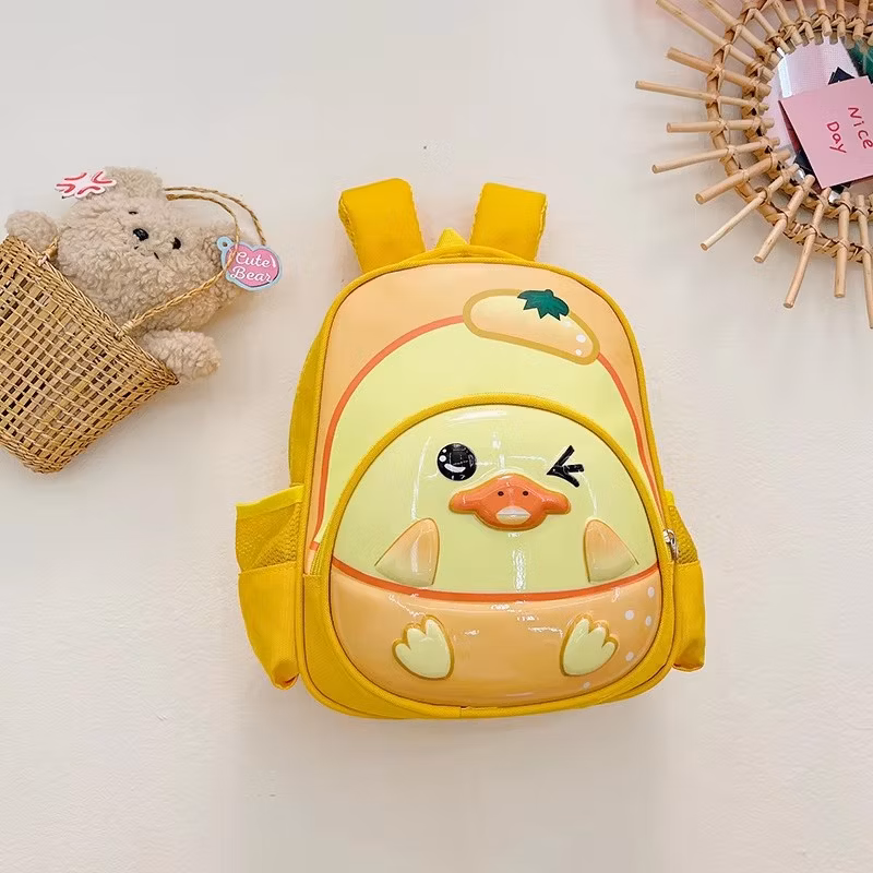 New Cute Cartoon Adjustable Kindergarten School Bags Custom Printed Children Girl Boy Book Backpack