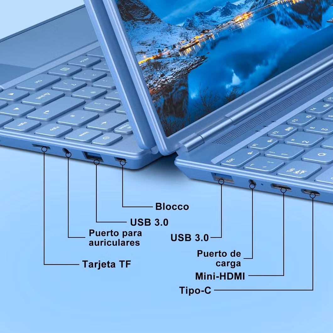 16" Win11 N5095 4-Core Dual WiFi/Bluetooth Student Laptop with 12g+512g Large Memory for Study Game Work