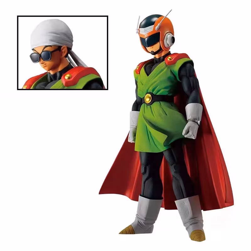 Dragon Ball Z Masked Superman Son Gohan Double Head Carved Space War Shape Animation Decoration Wholesale Anime Figure Cartoon-Character