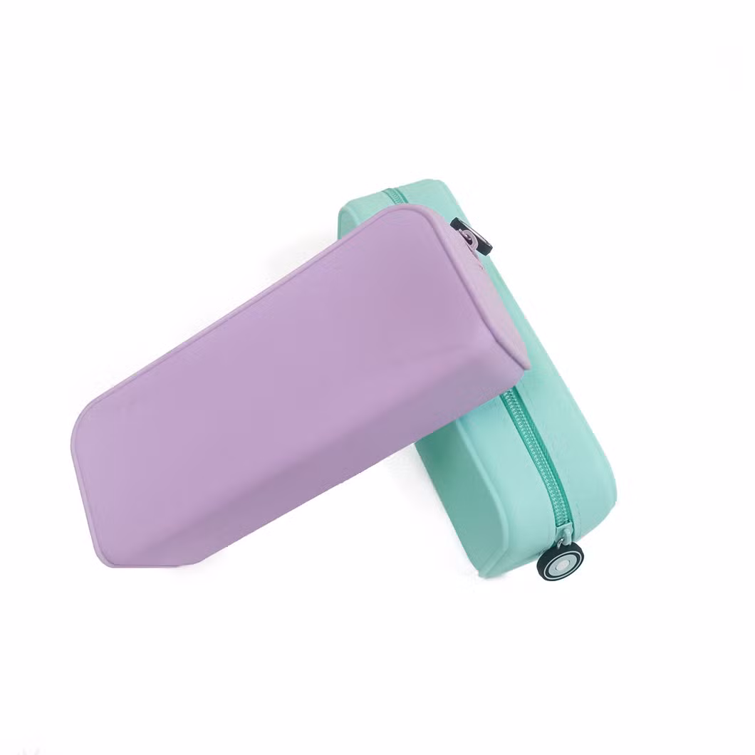 China Manufacturer Wholesale School Stationery Candy Color Kids Bag Clear Pencil Case