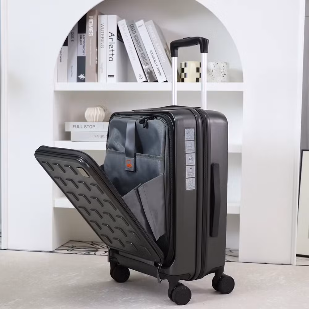Special Luggage with High Aesthetic Value Front Opening Universal Boarding Suitcase