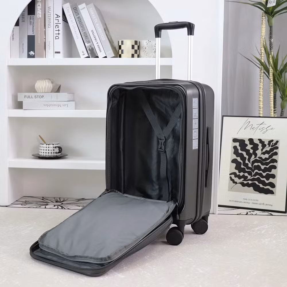 Special Luggage with High Aesthetic Value Front Opening Universal Boarding Suitcase