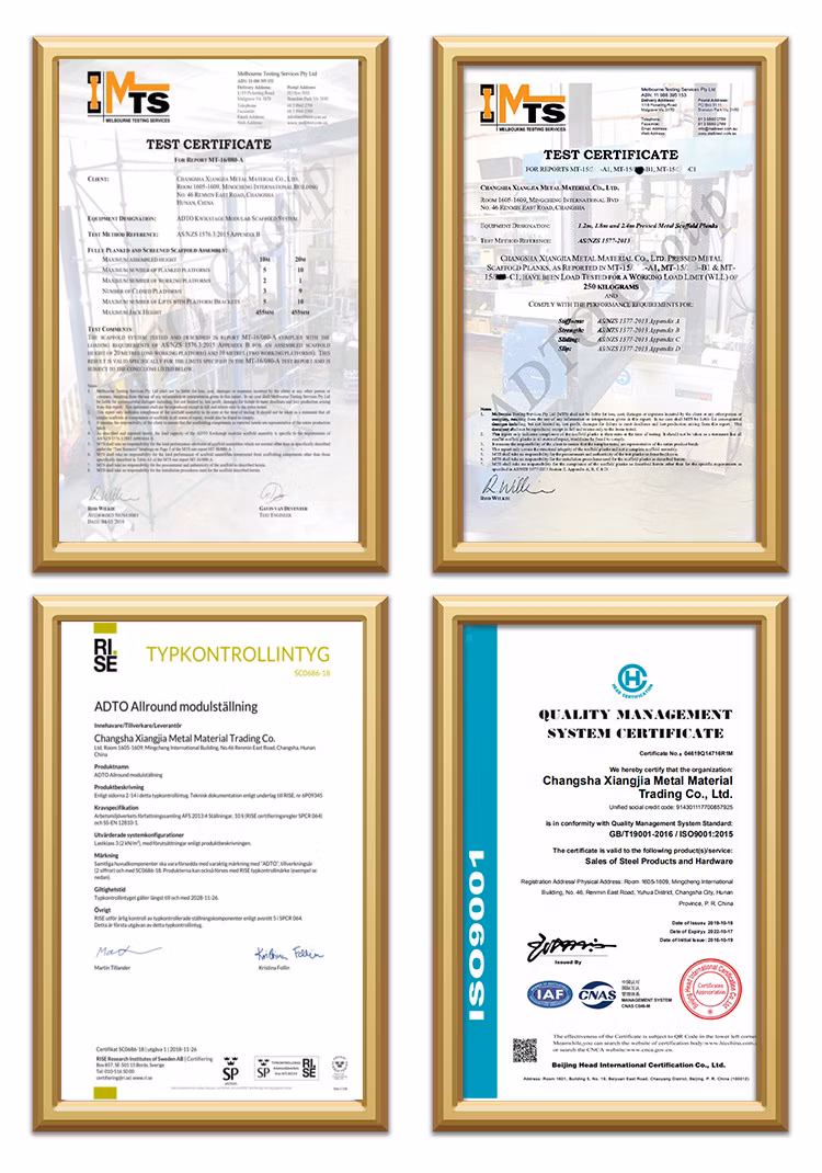 Australia Certificated Kwikstage Kwik Scaffolding for Sale