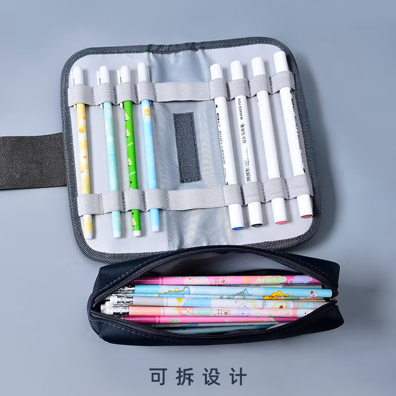Factory Price Zipper Lovely Rectangular Pencil Bag Pencil Case for School