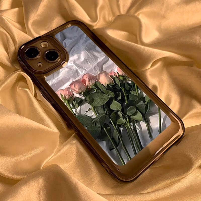 Early Spring Flower Pink Rose for Hone Case Apple