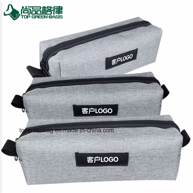 Custom Zipper Polyester Pen Pencil Bag