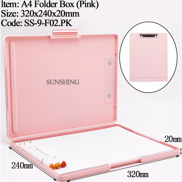 A4 File Box Document Paper Organizers Magazine Organizers Folder Clipboard Storage Case