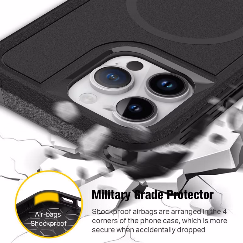 Magnetic Mesh Cooling Phone Case for iPhone15