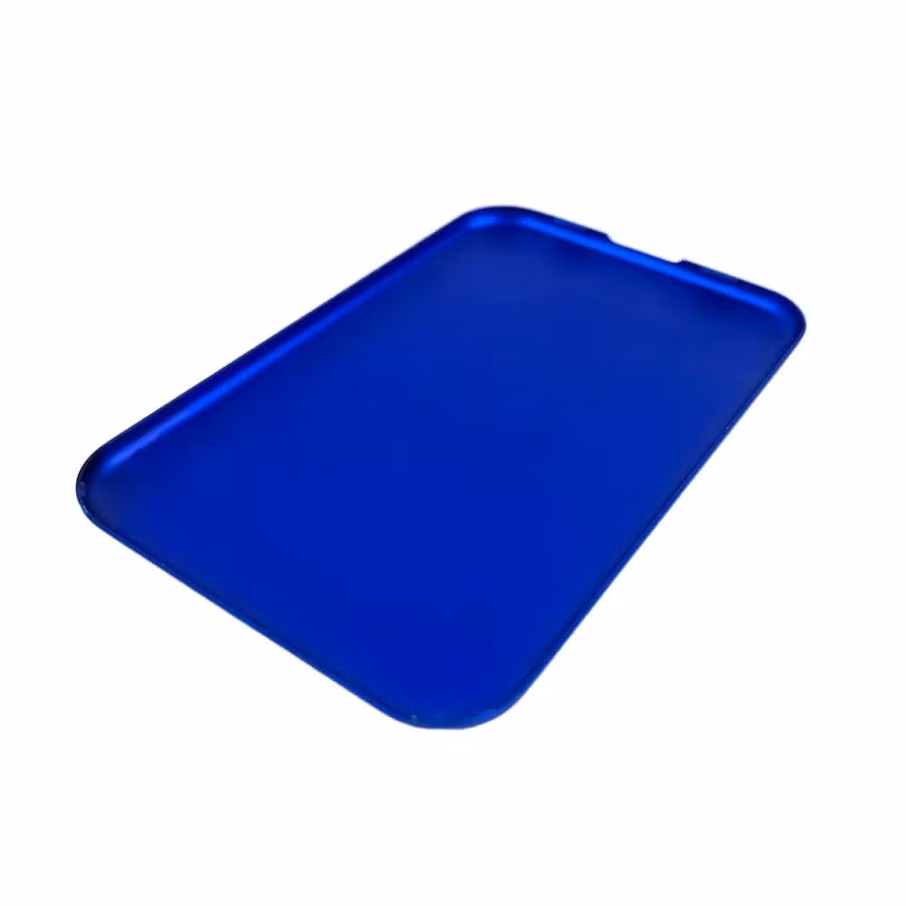 CNC Precision Machining Anodized Royal Blue Wireless Magnetic Charging Bank Metal Case