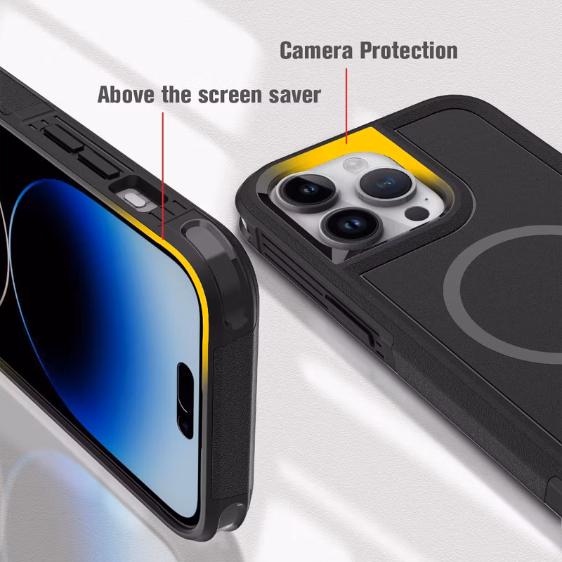 Magnetic Mesh Cooling Phone Case for iPhone15