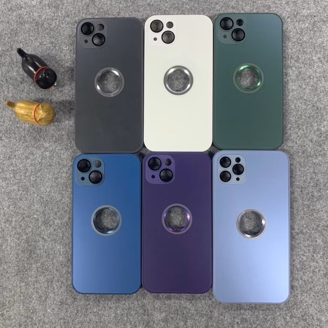 Purple 3 in 1 Magnetic Phone Case for iPhone 15 PRO Max 14 13 12 11 PRO Metal Lens Wireless Charging Transparent PC Back Cover