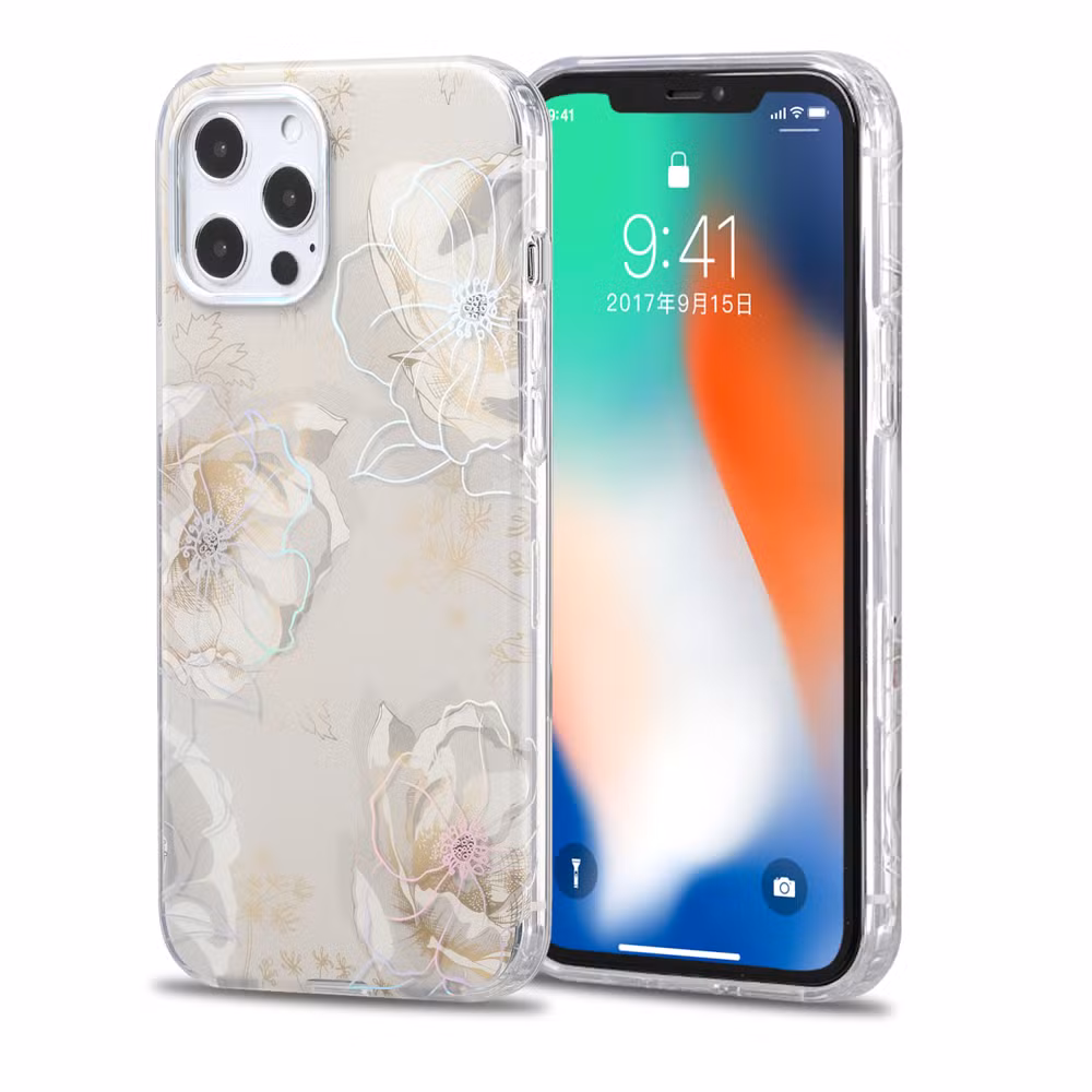 Popular Phone Case Flower for iPhone 11 PRO Xs Max Xr Women Fashion IMD Floral Prints Phone Cover Product Supply Cell Phone Accessories