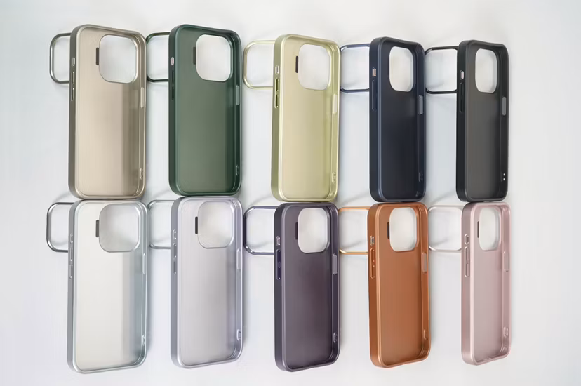 Denim Fabric Canvas Lens Holder Mobile Phone Case for iPhone 14 PRO