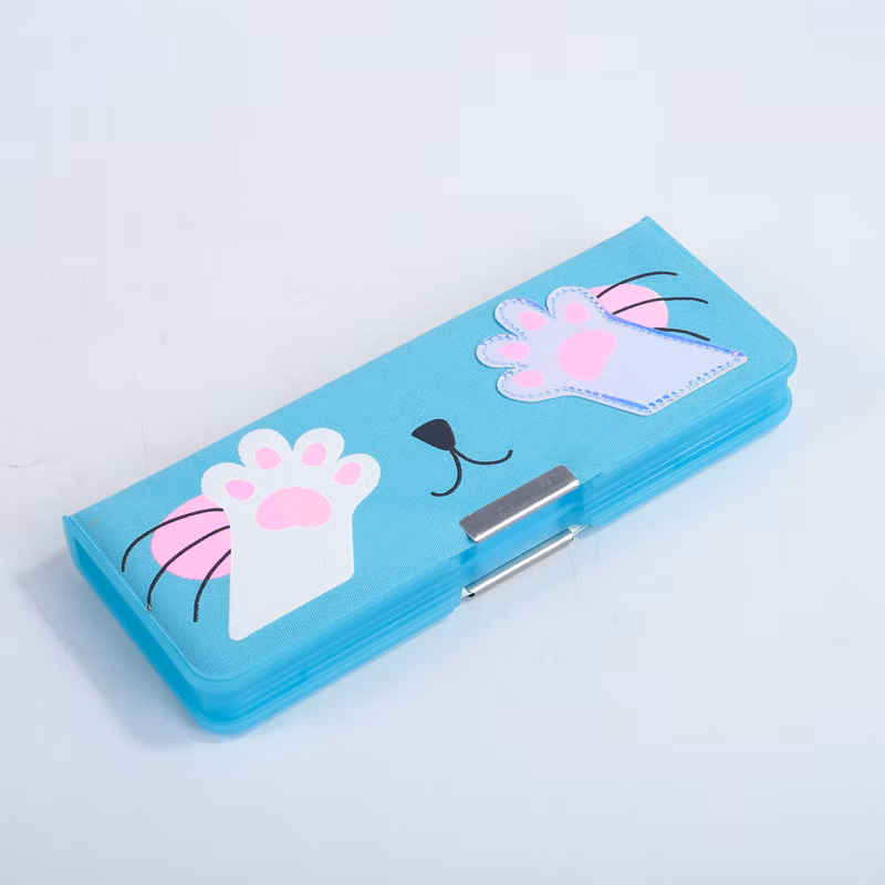 Multifunctional Cute Cat Pattern Primary School Student Stationery Pencil Case