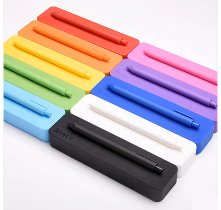 Creative Durable Offices/Schools Candy Color Stationery Silicone Pen/Pencil Cases