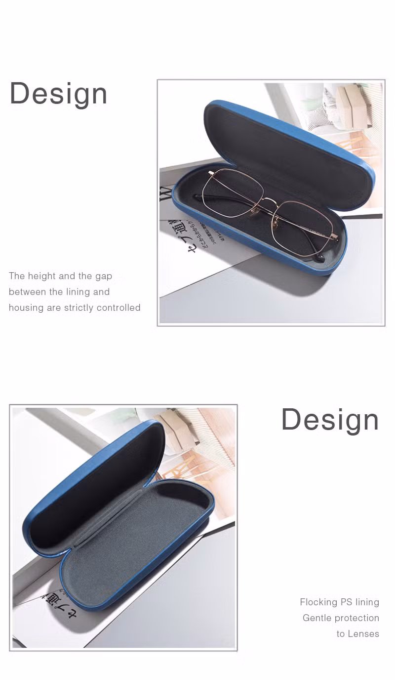 Inno-T185 Round Outline, Elegant Hard Shell Portable Glasses Case for Optical Glasses