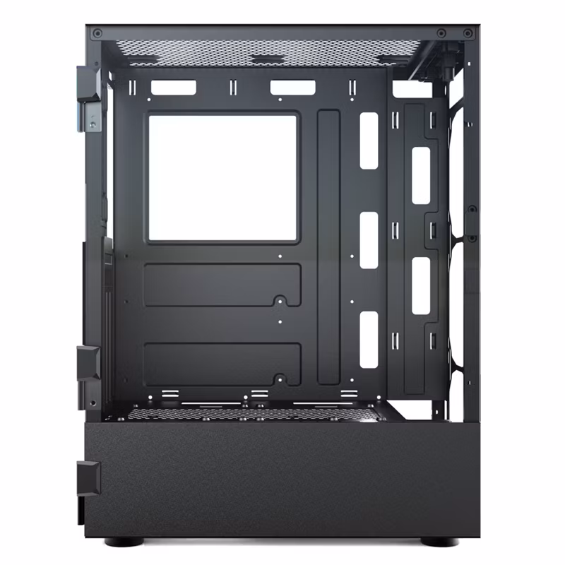 High Quality PC Gaming Computer Case with RGB Cooling Fan Igh Quality New Comfortable Iron Mesh Panel