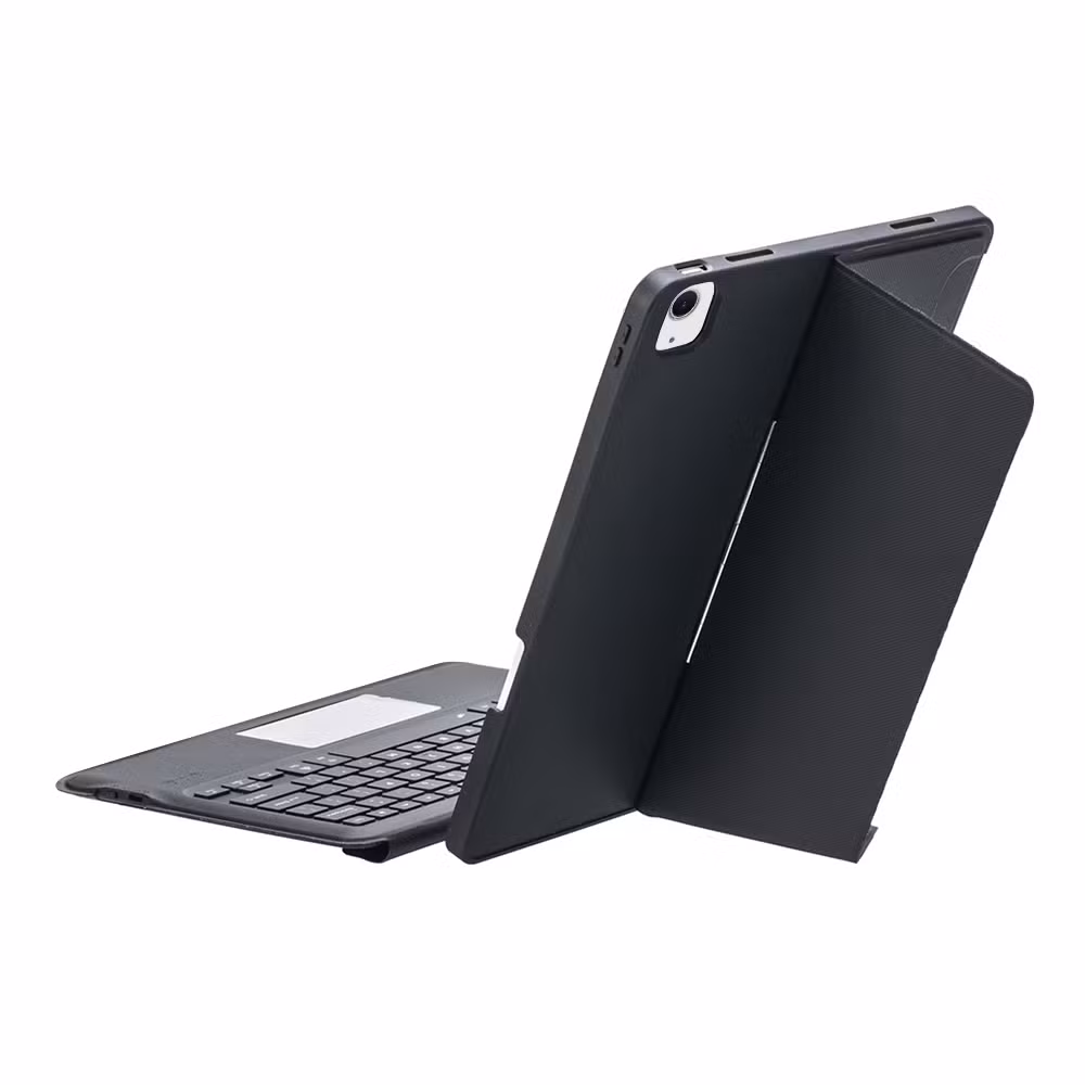2-in-1 Integrated Keyboard Tablet Case for iPad Air 11 2024 M2 Multiple Standing Angles