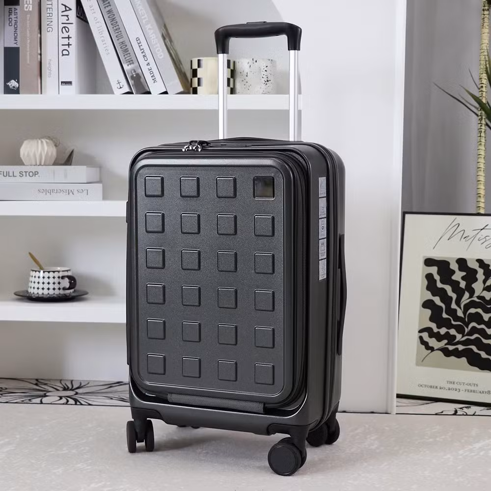 Special Luggage with High Aesthetic Value Front Opening Universal Boarding Suitcase