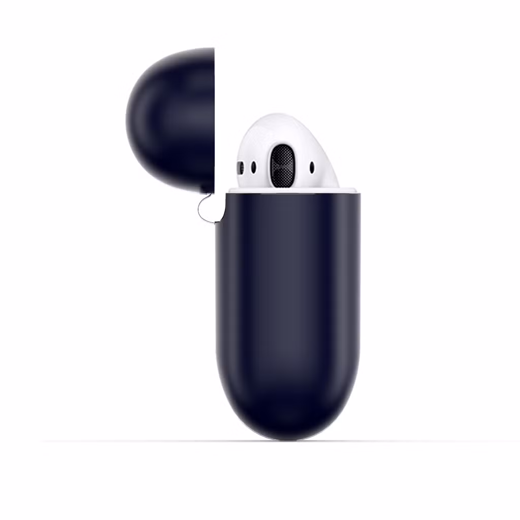 Pure Wireless Charging Protective Cover Hook Cartoon Designers Silicone Case for Airpods 1/2