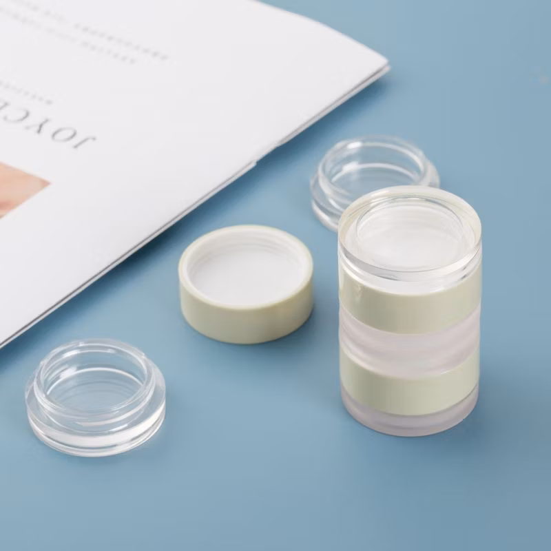 Elegant Frosted Blush Eyeshadow Case for Wholesale Packaging