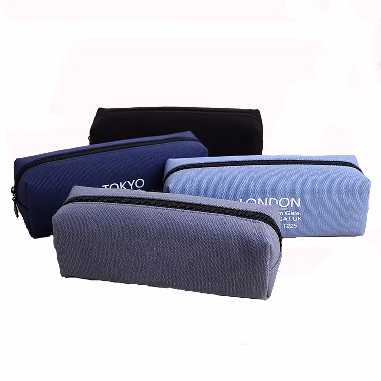 Custom Zipper Polyester Pen Pencil Bag