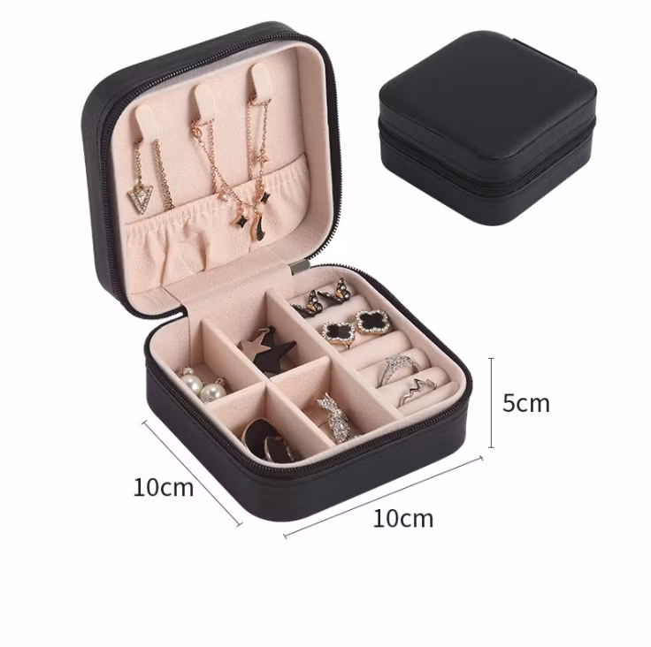 Elegant Square Necklaces Jewelry Box Earring Case Jewelry Organizer