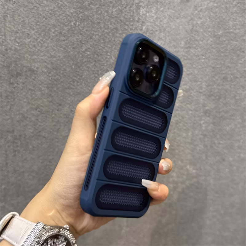 Mesh Heat Dissipation for Iph0ne Phone Case Drop Resistance