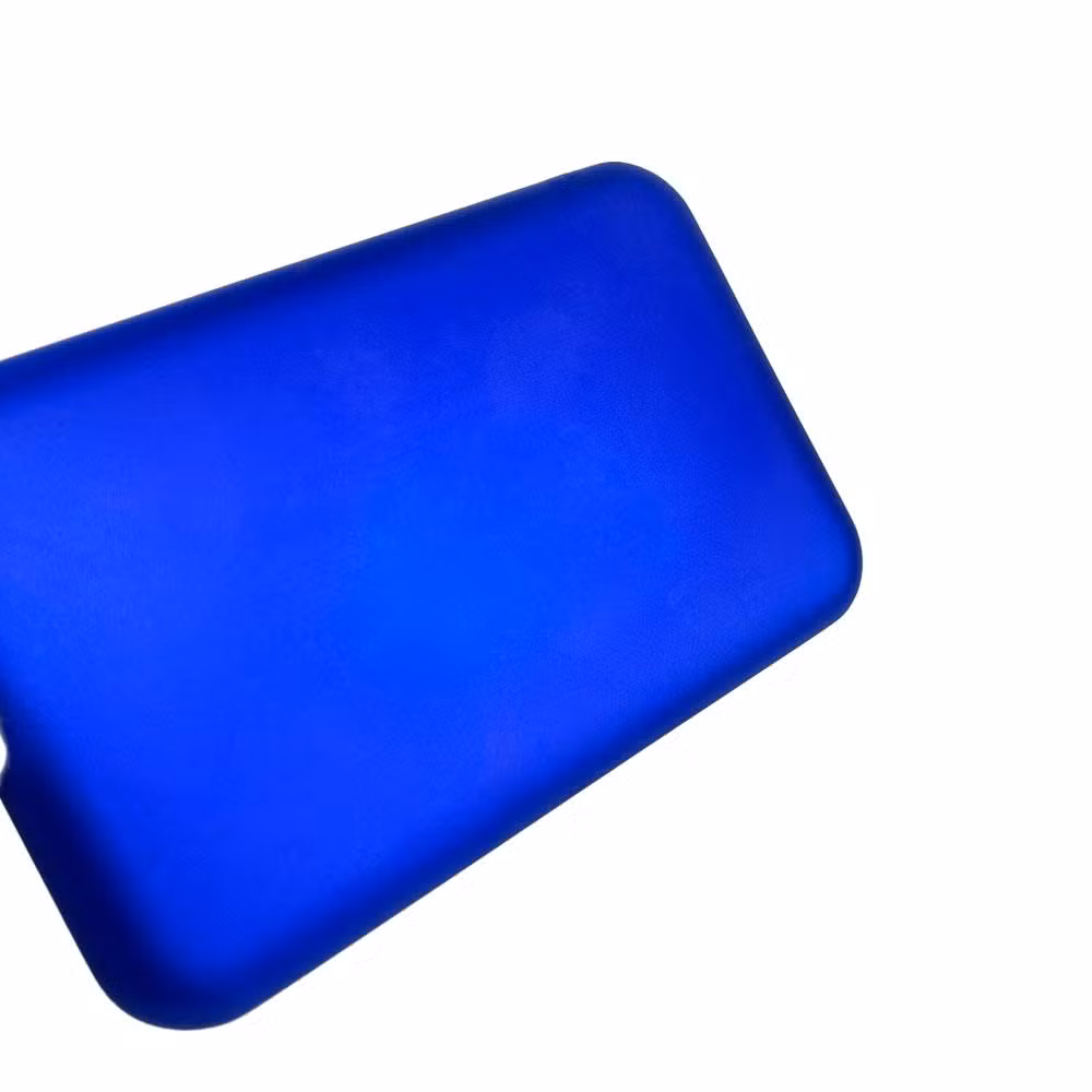 CNC Precision Machining Anodized Royal Blue Wireless Magnetic Charging Bank Metal Case