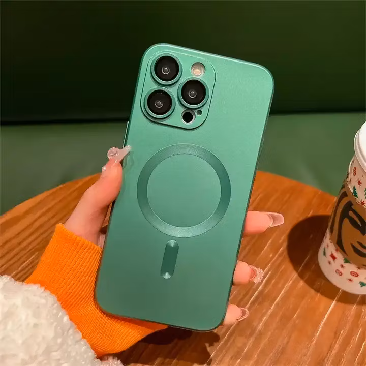 Unique Metal Bumper Case for iPhone Series Magnet Case for iPhone
