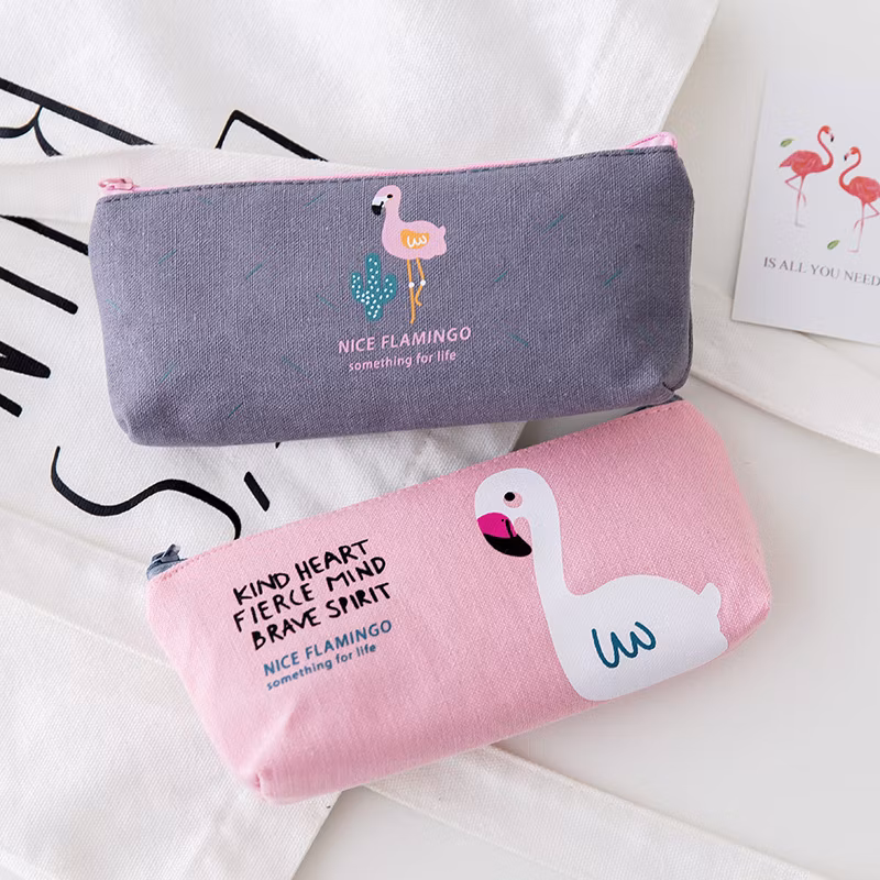 Hot Stationery PU Zipper Fashion Triangle Pencil Bag Pencil Case for School